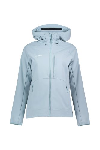 MAMMUT Ultimate Comfort Hooded Damen Softshelljacke Blau, Damen, Größe: L