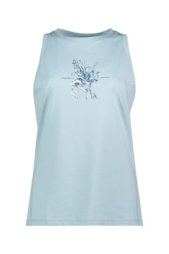 MAMMUT Core Flower Damen Top Blau, Damen, Größe: XL