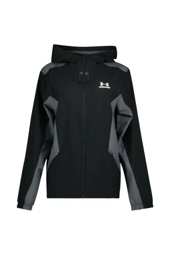 Under Armour, Under Armour Trainingsjacke - Black + Castlerock L Herren