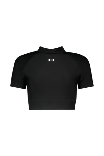 Under Armour, Under Armour Crop T-Shirt - Ultimate Black M Damen