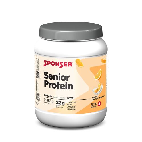 Sponser Senior Protein Orangen Yoghurt 455 g Proteinpulver Weiss, Herren, Größe: 0