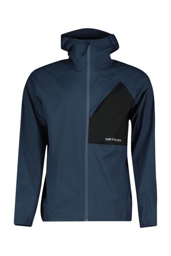 Ortovox, ORTOVOX Herren Wanderjacke Trace 2.5L Hoodie dunkelblau | M