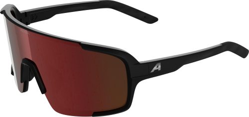 Alpina, Alpina Lumin Sportbrille - black matt, red mirror cat. 3