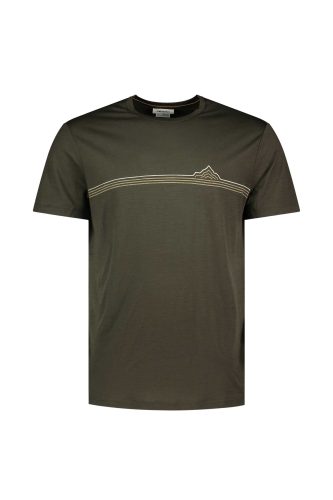Icebreaker, ICEBREAKER Herren Funktionsshirt Range Stripes 150 Tech Lite olive | L
