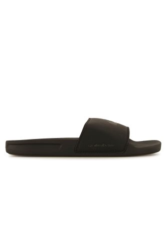 QUIKSILVER, Quiksilver Rivi Nubuck Herren Slipper Schwarz, Herren, Größe: 44