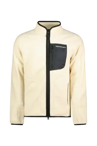 PEAK PERFORMANCE Naturerush Pile Zip Herren Midlayer Weiss, Herren, Größe: L