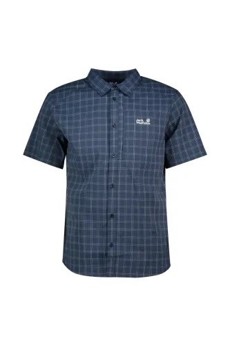 Jack Wolfskin Norbo Herren Wanderhemd Blau, Herren, Größe: M