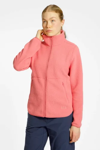 Jack Wolfskin Lite Curl Damen Midlayer Rosa, Damen, Größe: S