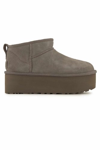 UGG, UGG Classic Ultra Mini gefütterte Plateau Stiefelette - Charcoal EU39 Damen