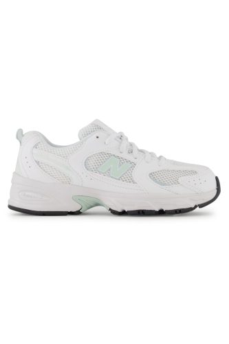 New Balance, New Balance G 530 Sneaker - White + Light Green EU38 Kids