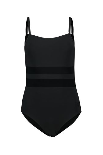 arena, Arena W Arena Mesh Equals Swimsuit Back B Badeanzug Damen, schwarz, Grösse: D 40