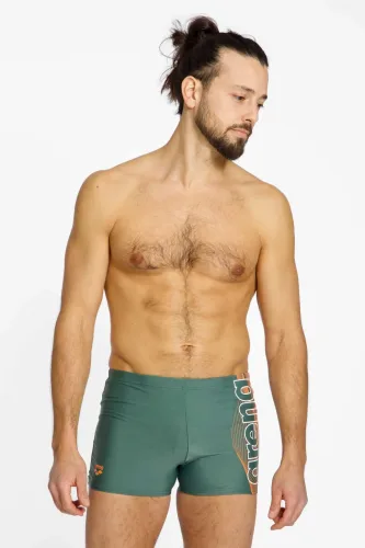 arena, Arena M Arena Basic Swim Short Swim Short Herren, grün, Grösse: D 6