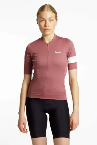 Rapha Core Damen Biketrikot Rot, Damen, Größe: L