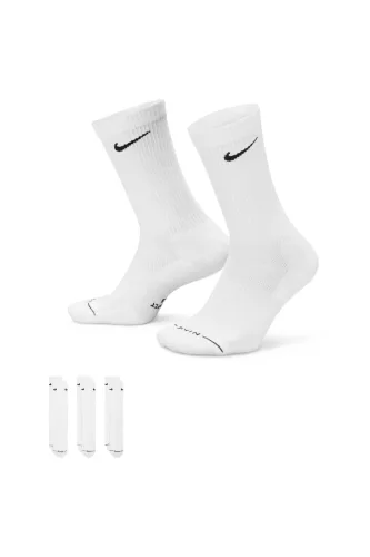 Nike 3-Pack Everyday Elevated 35-45.5 Socken Weiss, Herren, Größe: I