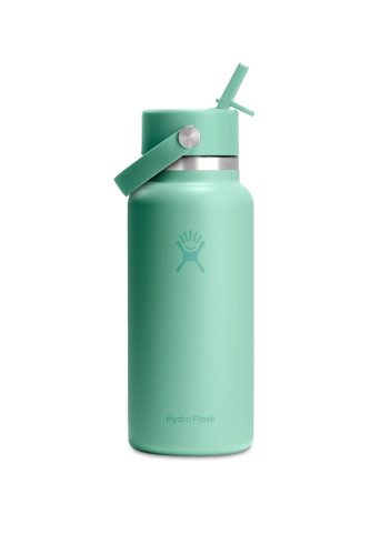 Hydro Flask Wide Mouth with Flex Straw Cap 946 ml Trinkflasche Grün, Herren, Größe: 0