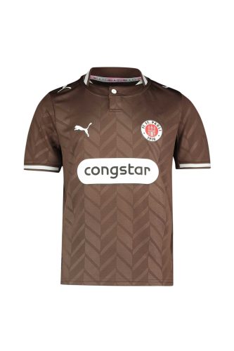 PUMA FC St. Pauli Home Replica Kinder Fussballtrikot 26/27 Braun, , Größe: 152