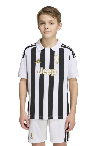 adidas Juventus Turin Home Replica Kinder Fussballtrikot 26/27 Schwarz, , Größe: 140