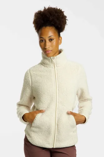Jack Wolfskin High Curl Damen Midlayer Beige, Damen, Größe: M