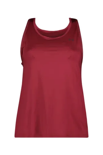 Under Armour Tech Knockout Damen Top Dunkelrot, Damen, Größe: S