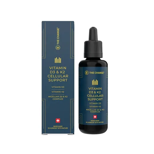 THE CHANGE, THE CHANGE Vitamins D3 & K2 Cellular Support (60ml)
