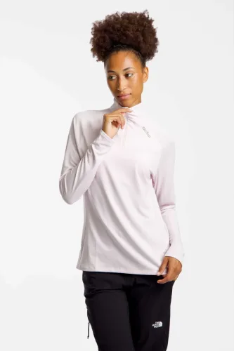 Odlo, Odlo Essential Ceramiwarm Lauf-Mid Layer Half-Zip für Damen - Running - pink, S