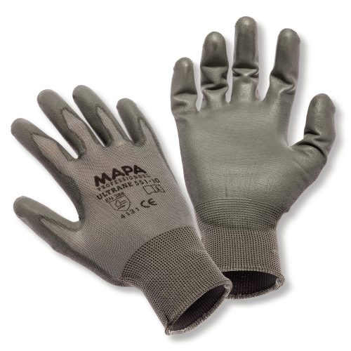 Mapa Professional, MAPA Professional Ultrane 551 Handschuhe PU (Polyurethan) Grau