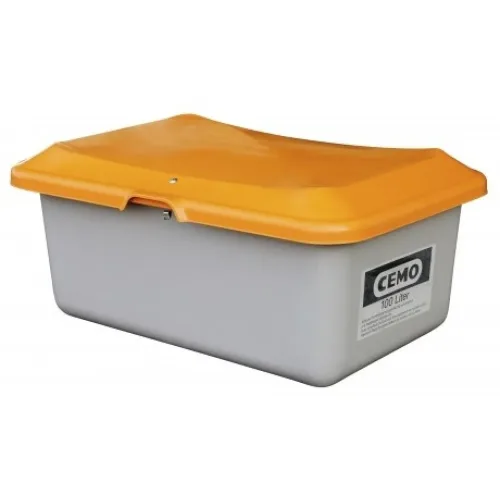 CEMO, StreugutbehälterStandard, ohne Entnahmeöffnung, 100 l, L 890 x B 600 x H 340 mm
