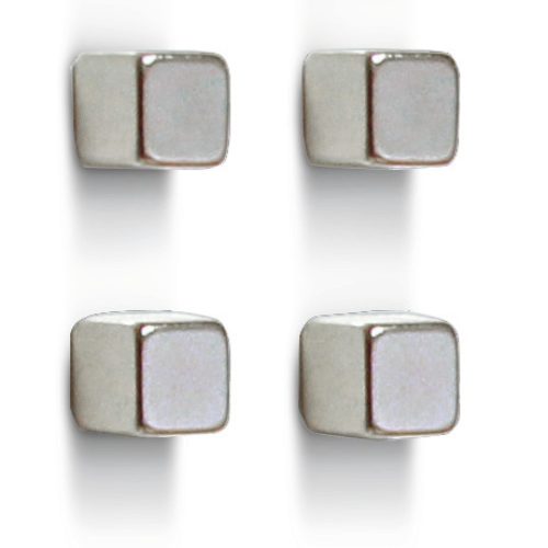 Franken, Franken Magnete HMN1010 Chrom 1 x 1 cm 4 Stück
