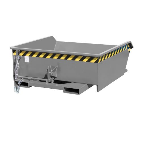 Bauer, Kippbehälter Bauer Mini Typ MGU 460, niedrige Bauhöhe, 460 l Inhalt, grau