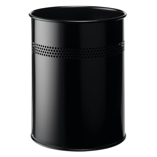 DURABLE, DURABLE Papierkorb perforiert 330001 schwarz