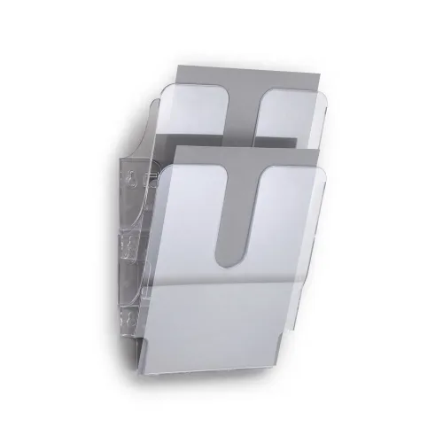 DURABLE, DURABLE FlexiPlus Prospektständer A4 Polystyrol Transparent 24,7 x 10 x 74,5 cm