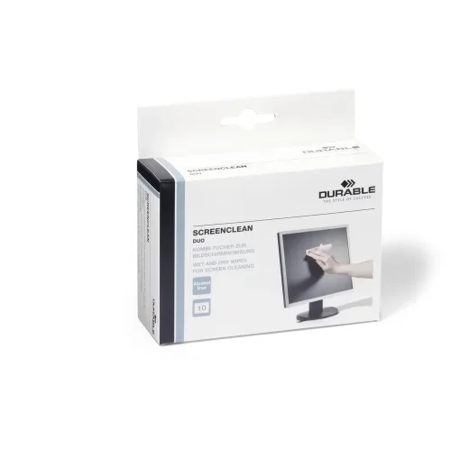 DURABLE, DURABLE Screenclean Duo 572102 10 T&uuml;cher
