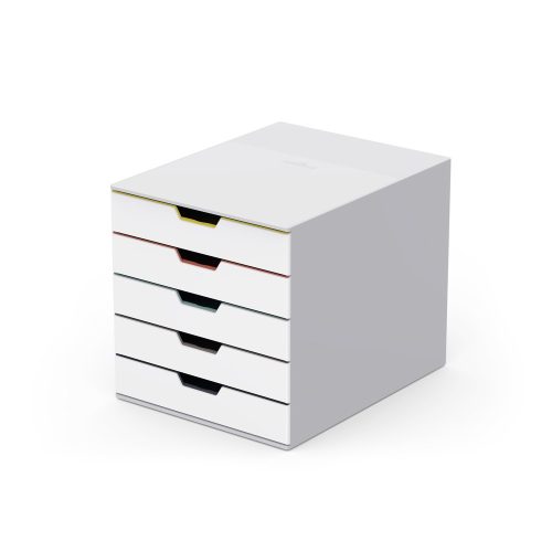 DURABLE, DURABLE Box VARICOLOR Mix 5 A4-C4 762527 farbig 5 F&auml;cher