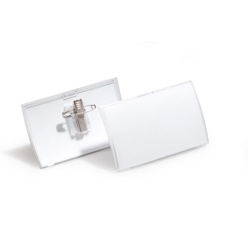 DURABLE, DURABLE Namensschild Click Fold 8214/19 m.Kombiklemme, 54x90mm 25Stk.
