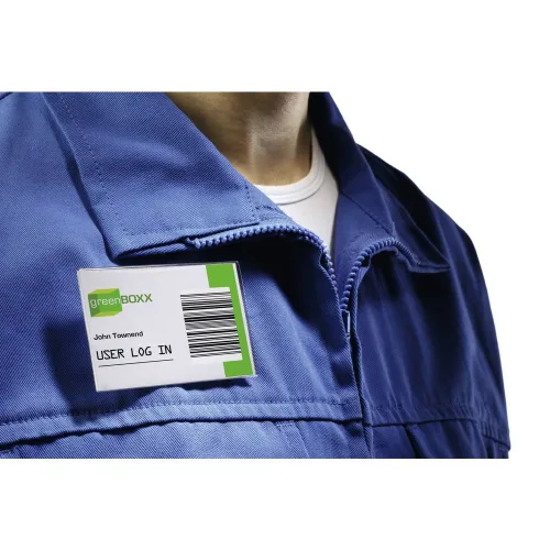 DURABLE, DURABLE Namenschild Kombiklemme 8101/19 transp., PVC, 54x90mm 50 Stk.
