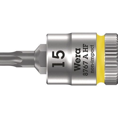 Wera, Wera 8767 A 05003363001 Innen-Sechsrund (TX) Steckschlüssel-Bit-Einsatz Haltefunktion 6.3 mm 1/4 T 15 1/4 (6.3 mm)