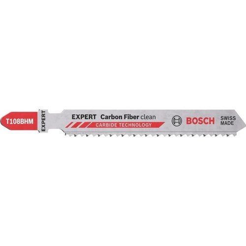 Bosch Accessories, Bosch Accessories 2608900565 EXPERT ?Carbon Fiber Clean? T 108 BHM Stichsägeblatt, 3 Stück 3 St.