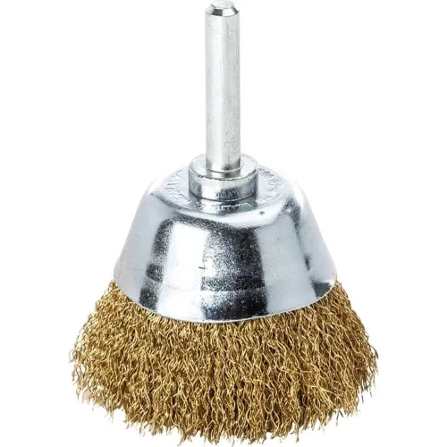 Lessmann, Flächenbürste D.50mm Schaft 6mm Drahtstärke 0,2mm MS 10500min-¹ LESSMANN
