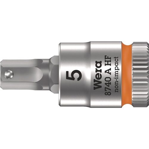 Wera, Wera 8740 A 05003335001 Innen-Sechskant Steckschlüssel-Bit-Einsatz 5 mm 1/4 (6.3 mm)