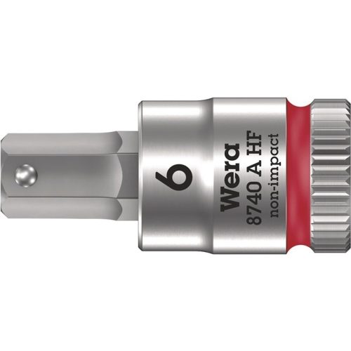 Wera, Wera 8740 A 05003337001 Innen-Sechskant Steckschlüssel-Bit-Einsatz Haltefunktion 6 mm 1/4 6 mm 1/4 (6.3 mm)
