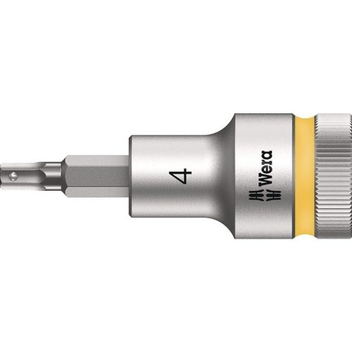 Wera, Wera 8740 C HF 05003820001 Innen-Sechskant Steckschlüssel-Bit-Einsatz Haltefunktion 4 mm 1/2 4 mm 1/2 (12.5 mm)