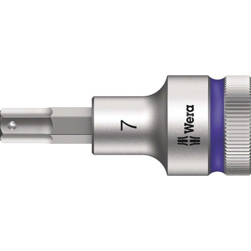 Wera, Wera 8740 C HF 05003823001 Innen-Sechskant Steckschlüssel-Bit-Einsatz 7 mm 1/2 (12.5 mm)