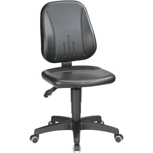 bimos, Arbeitsdrehstuhl 9653, Kunstleder, Rollen, schwarz