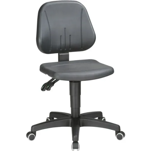 bimos, Arbeitsdrehstuhl 9653, Integralschaum, Rollen, schwarz
