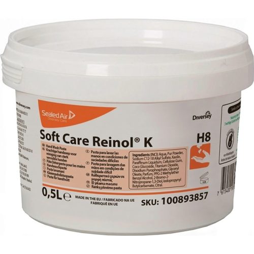 Reinol, Reinol Handwaschpaste Nachfüllung Solide H8 Transparent 100893857 500 ml