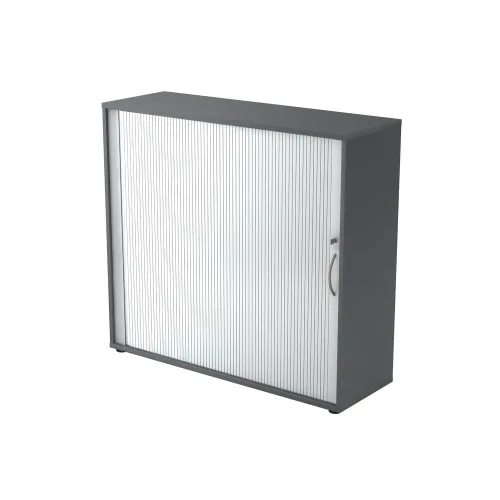 LIVIQUE, Aktenschrank Office Silber/Grau Holz/Kunststoff 120 cm 40 cm 110 cm - Farbe: Silber, Graphit - Material: Holzwerkstoff, Kunststoff - Aktenschrank