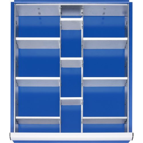 RAU, Rau Einteilungs-Set 2-9, passend für Werkbank Typ 7125-1, 7126-1, 7502-1, 7509-1, 7513-1, Schubladenhöhe 180?360 mm, nicht leitfähig