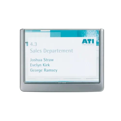 DURABLE, DURABLE T&uuml;rschild Click Sign 486137 graphit,Kunststoff 149x105.5mm