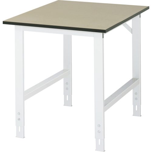 RAU, Arbeitstisch, MDF-Platte B 750 x T 1000 x H 760-1080 mm