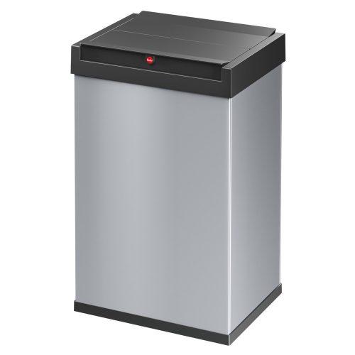 Hailo, Hailo Schwingdeckel-Abfallbox Big-Box Swing Volumen 35 l, BxHxT 340 x 500 x 260 mm Behälter silber